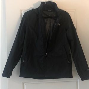 BRAND NEW -- The North Face black raincoat